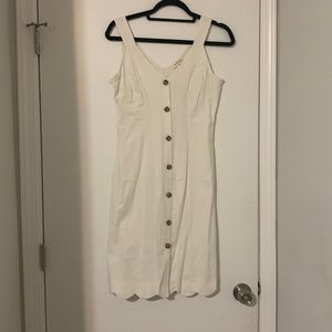 Monteau White Dress